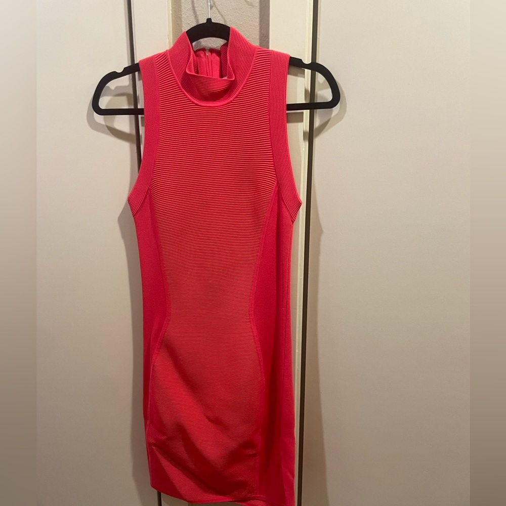 Parker Vibrant Red/Pink Mini dress. Size S. Very stretchy! Worn once.